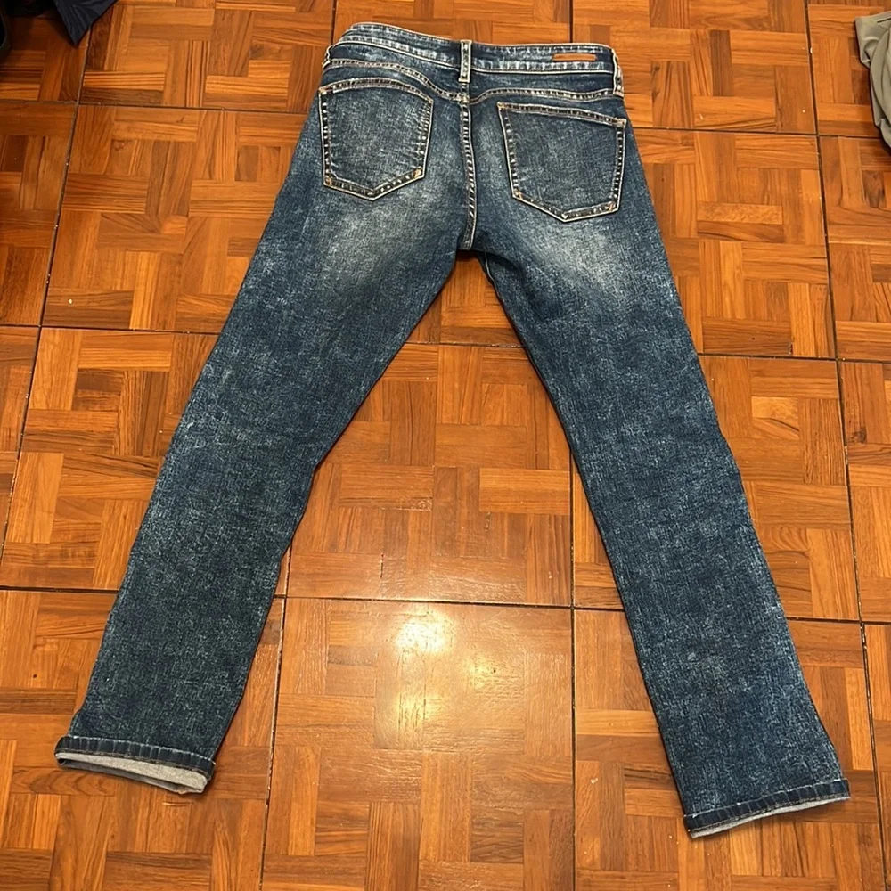 Anthropologie Pilcro Letterpress Straight Distressed Jean SZ 27 - Picture 3 of 5